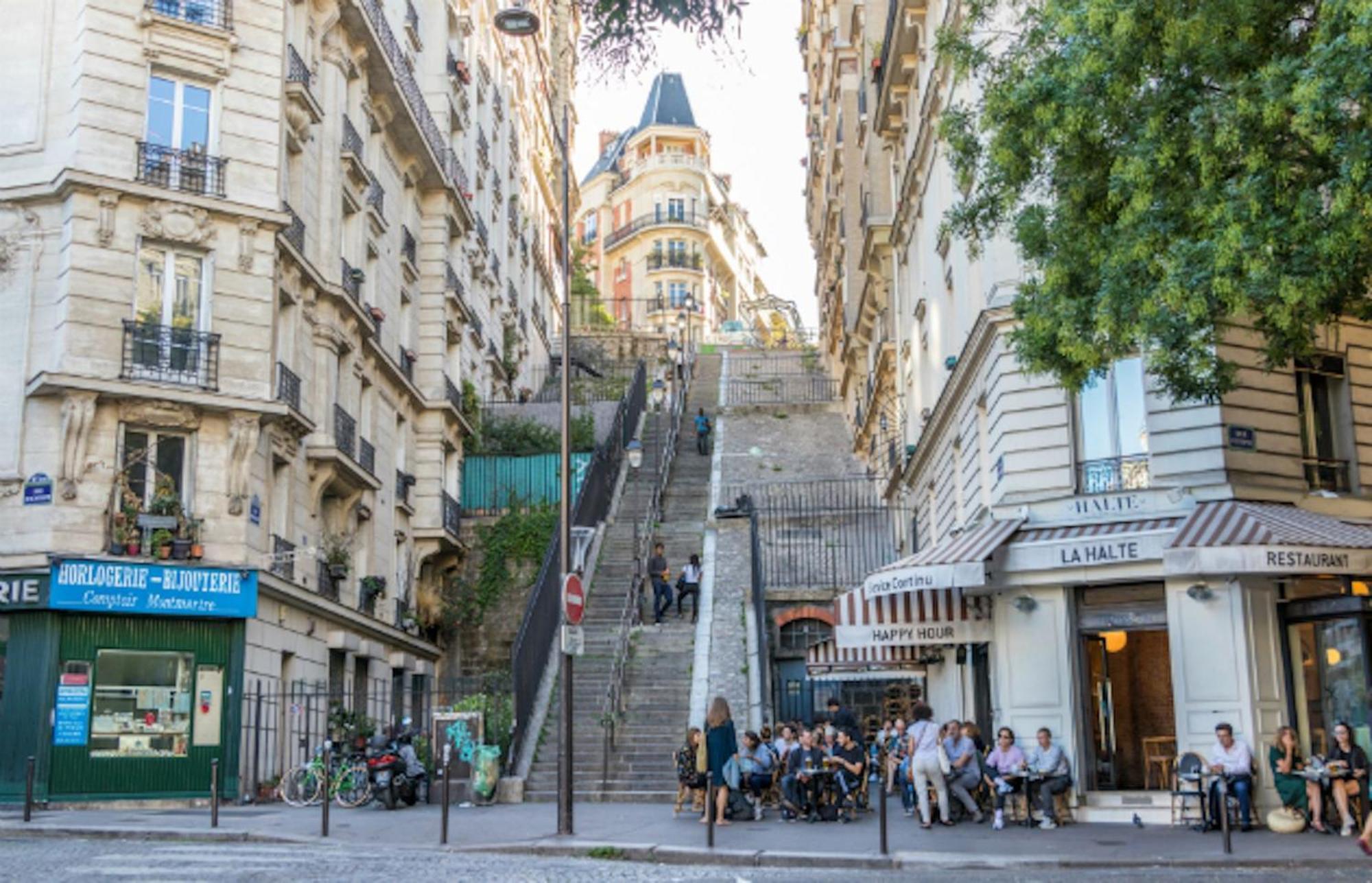 Charming Duplex In Montmartre Lägenhet Paris Exteriör bild